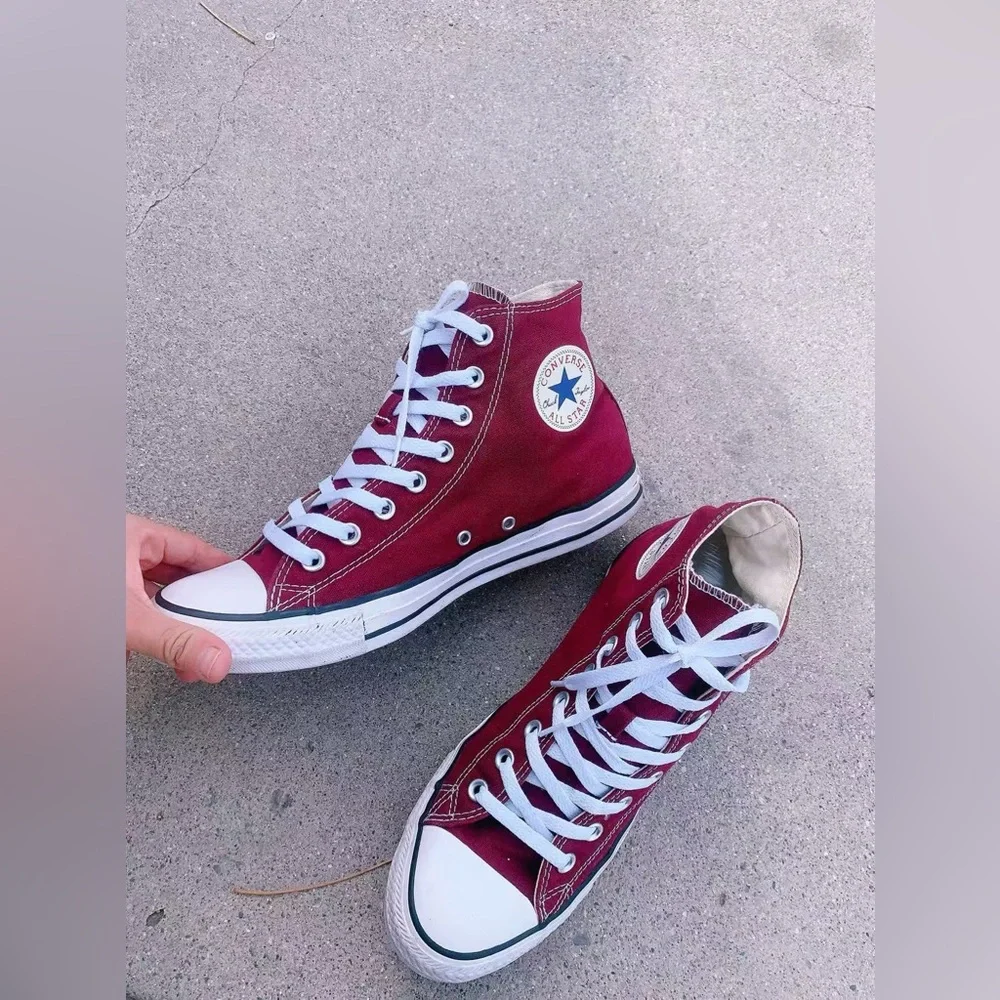 CONVERSE Chuck Taylor All Star HI Men‎ 9  Women 11 Pro Mid Cherry Vision/White
